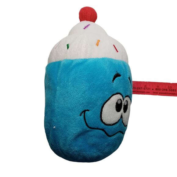 🍦 Squishmallow Sugar Loaf Ice Cream Plush 🧁 Blue Sprinkles Pillow Toy 🎄 Rare - Picture 7 of 16